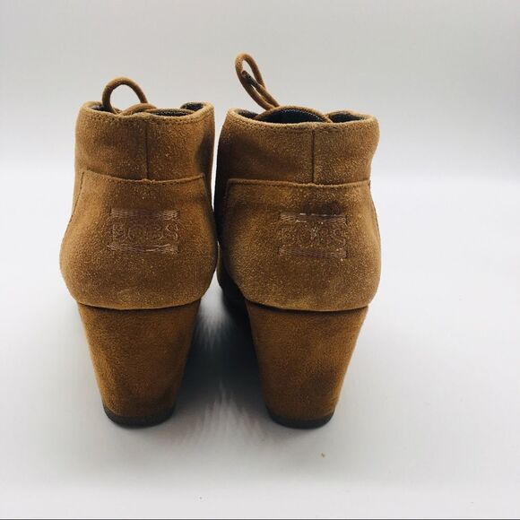 Bobs Suede Lace Up Booties Ankle Boots - Picture 2 of 7